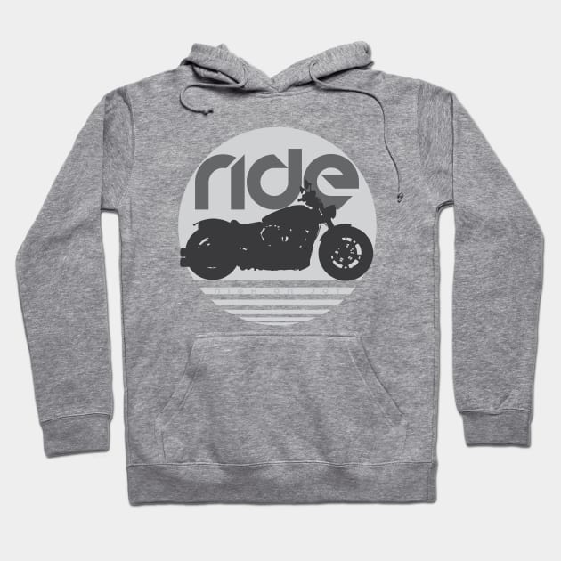 Ride scout bobber sun Hoodie by NighOnJoy